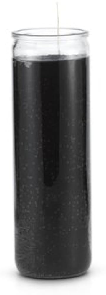 7 Day Plain Black Candle