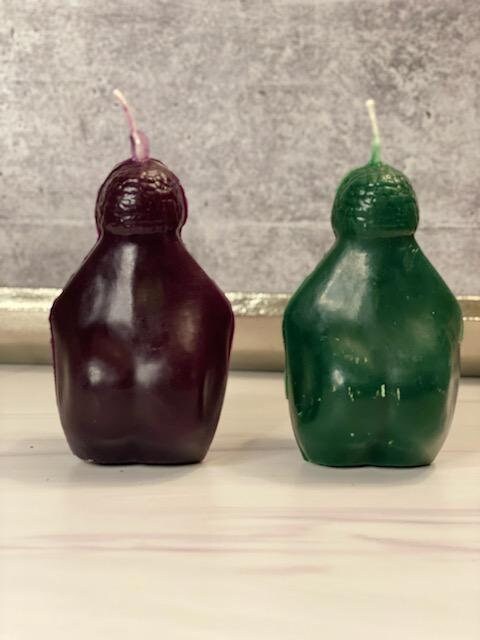100% Beeswax Goddess Of Willendorf Candle, Venus of Willendorf