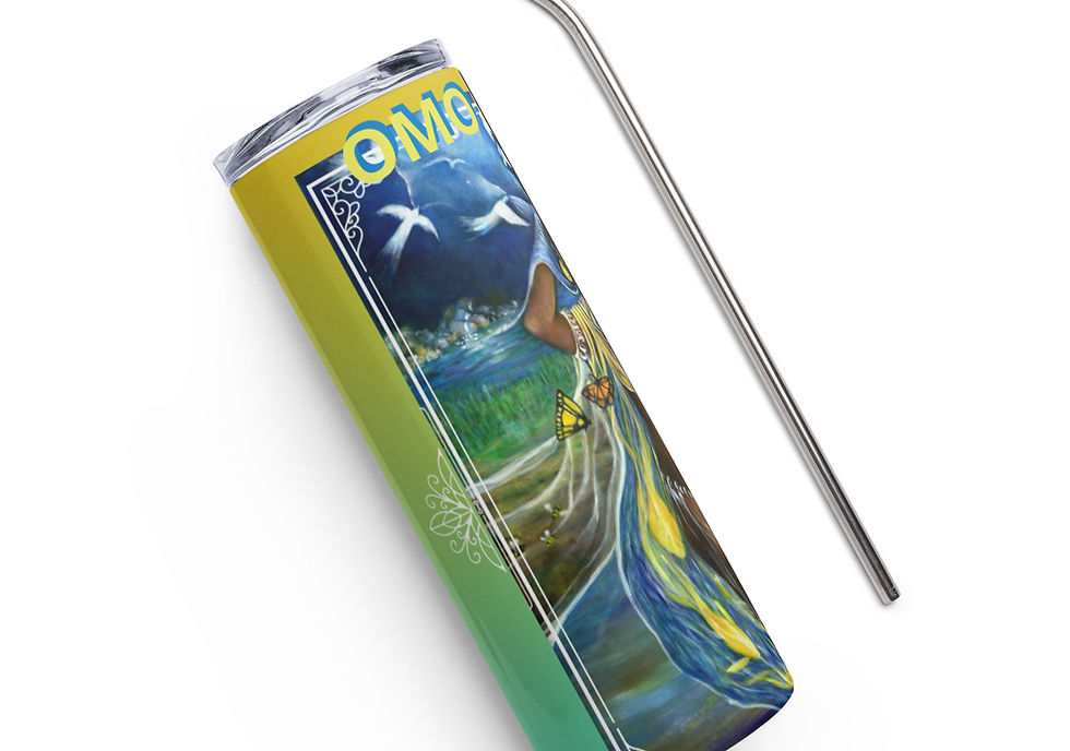Stainless Steel Tumbler Oshun Inspired