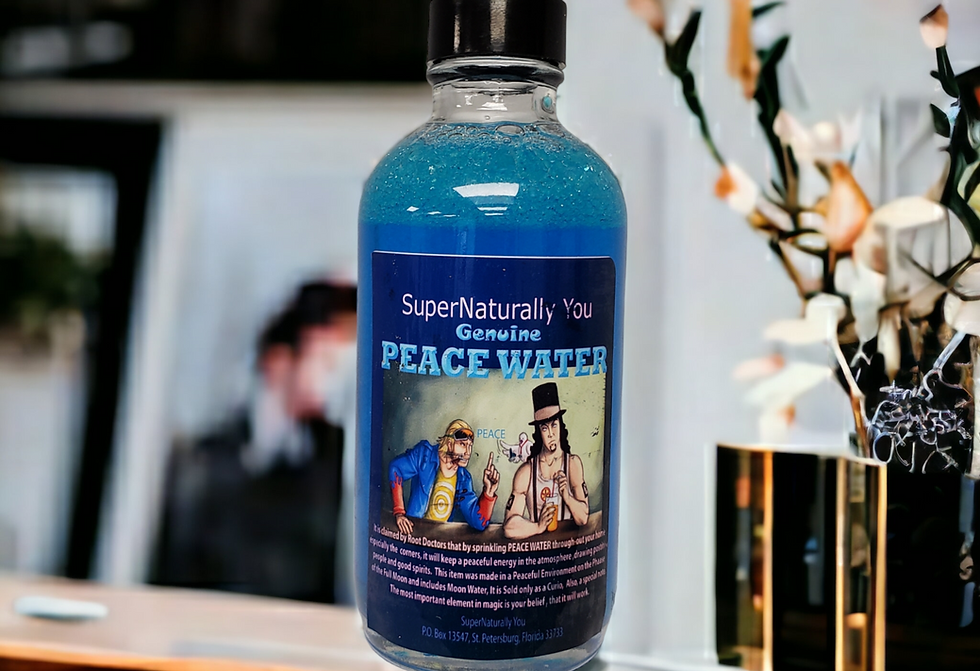 Genuine Handmade Peace Water, Magic Peace Water, Wicca Peace Water, Calming Wate