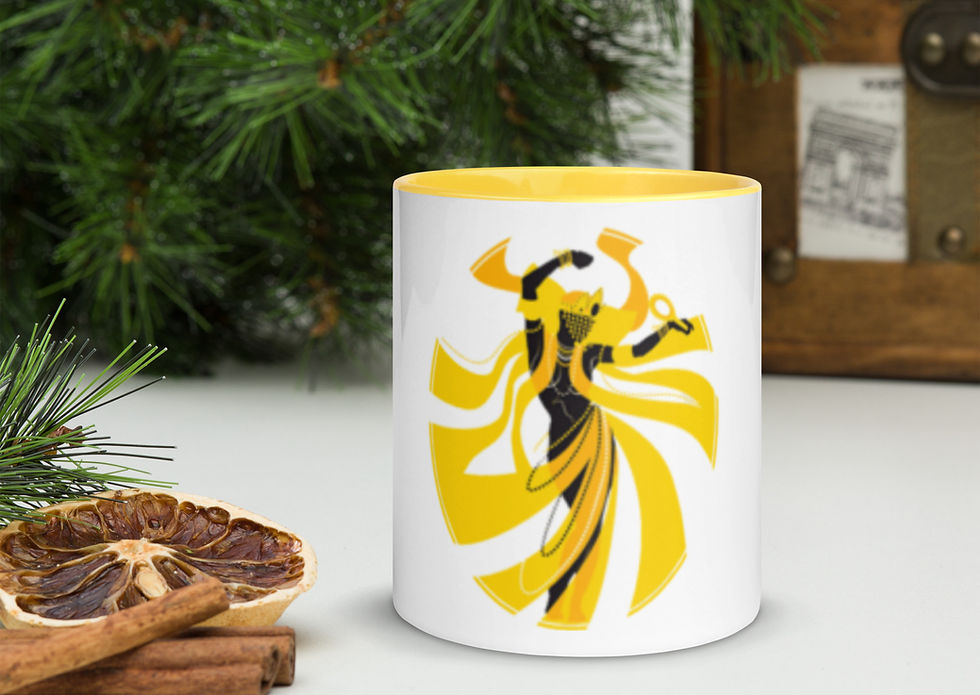 Mug with Color Inside Oshun Inspired