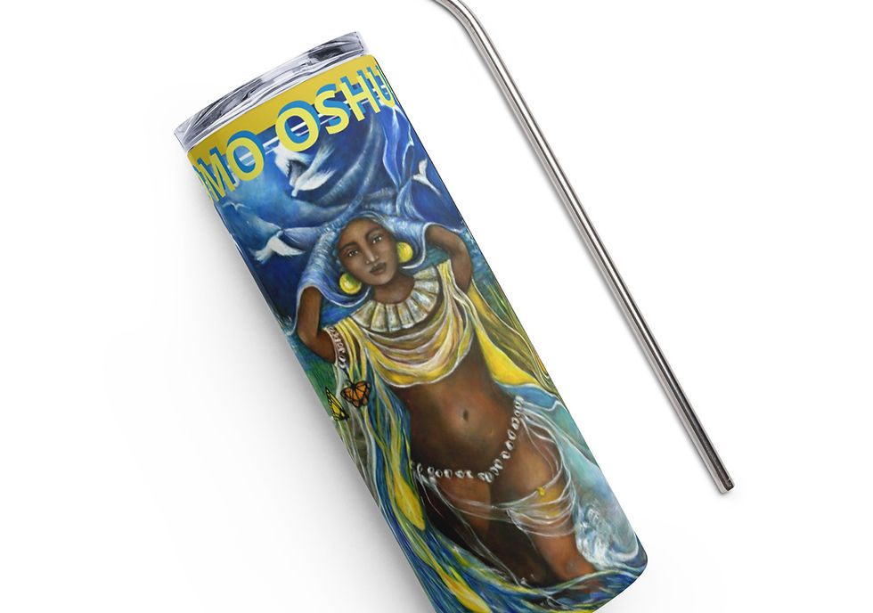 Stainless Steel Tumbler Oshun Inspired