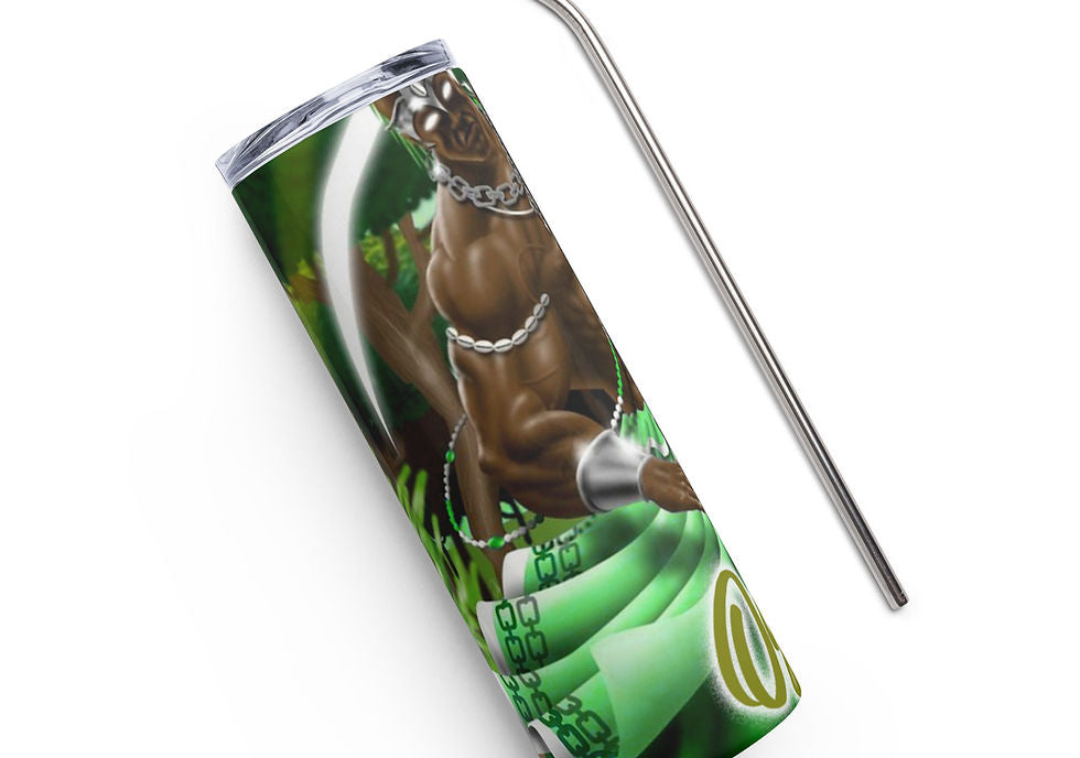 Stainless Steel Tumbler Ogun Inspired