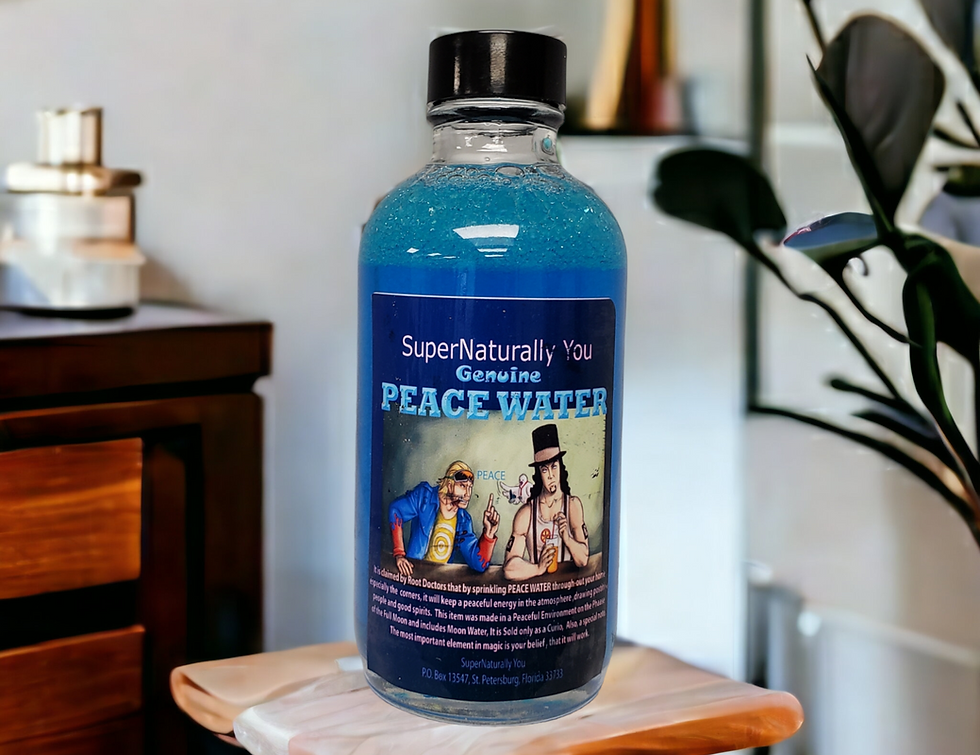Genuine Handmade Peace Water, Magic Peace Water, Wicca Peace Water, Calming Wate