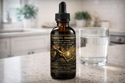 Parasite Cleanse Tincture – Black Walnut Wormwood Clove | 2oz & 4oz | Alcohol or Glycerin | New Year Detox | Internal Cleanse Support |