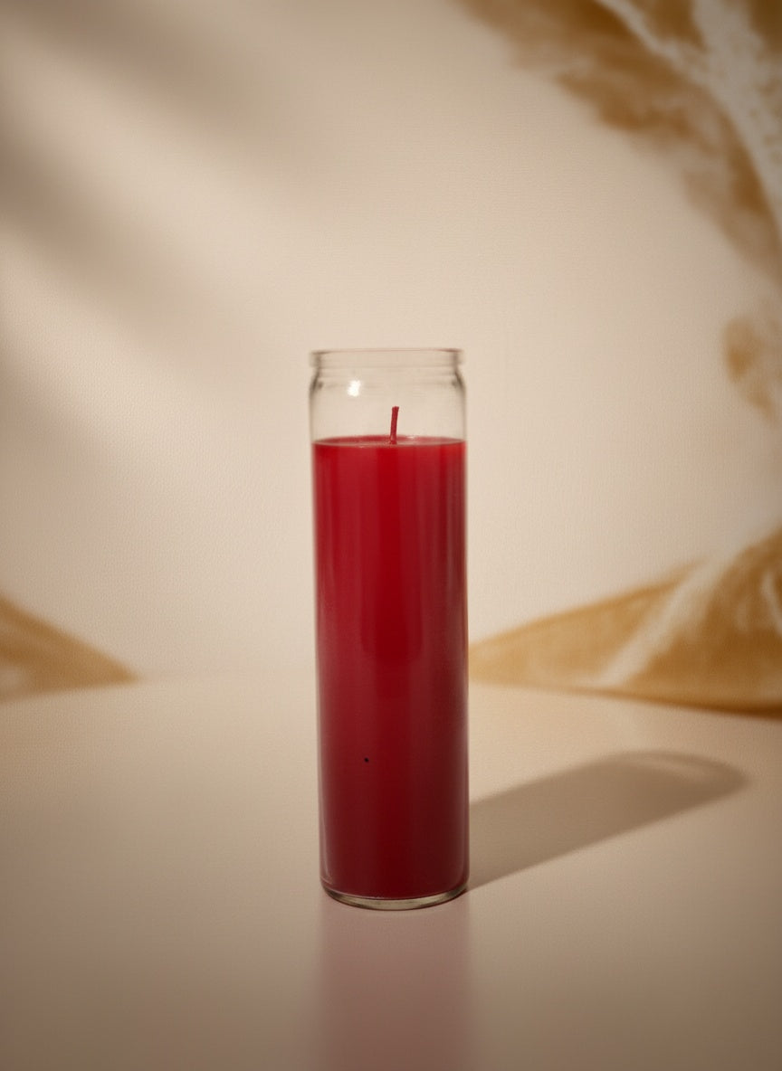 7 Day Plain Red Candle