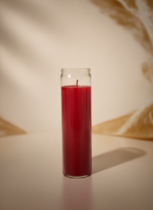 7 Day Plain Red Candle