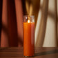 7 Day Plain Orange Candle