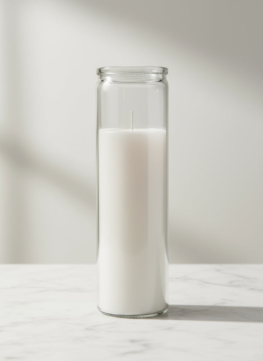 7 Day Plain White Candle