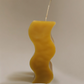 Be Kind Wave Pillar Candle, Bees Wax Candle, Bees Wax Pillar, Bees Wax Scented Candle, Honey Scented Candle.
