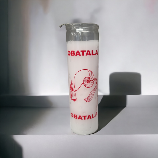 Obatala 7 Day Plain White Candle