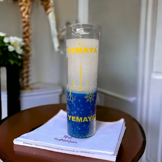 Yemaya 7 Day 2 Color Saint Candle