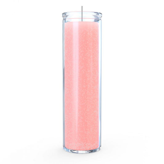 7 Day Plain Pink Candle