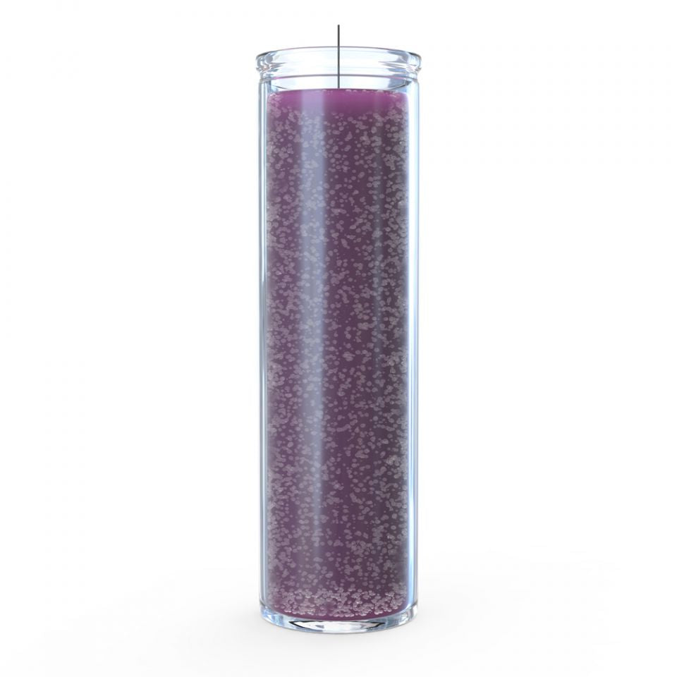 7 Day Plain Purple Candle