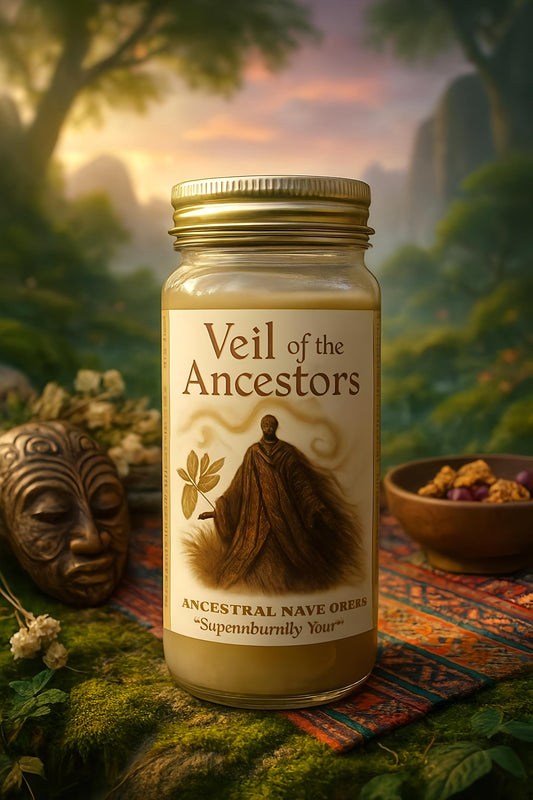 Veil of the Ancestors Candle – Ritual Candle for Ancestor Veneration, Spirit Guidance & Protection