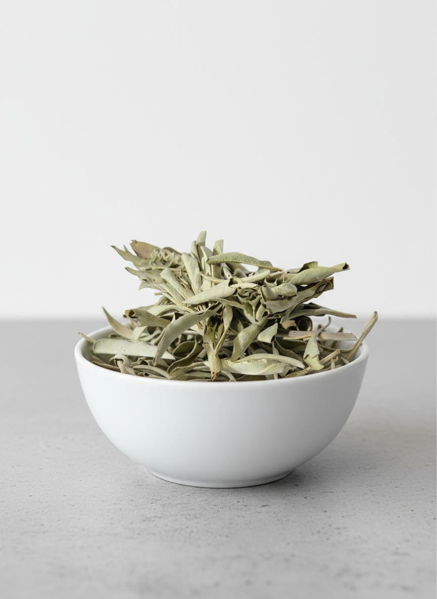 California White Sage Loose Leaves Bag 5x7