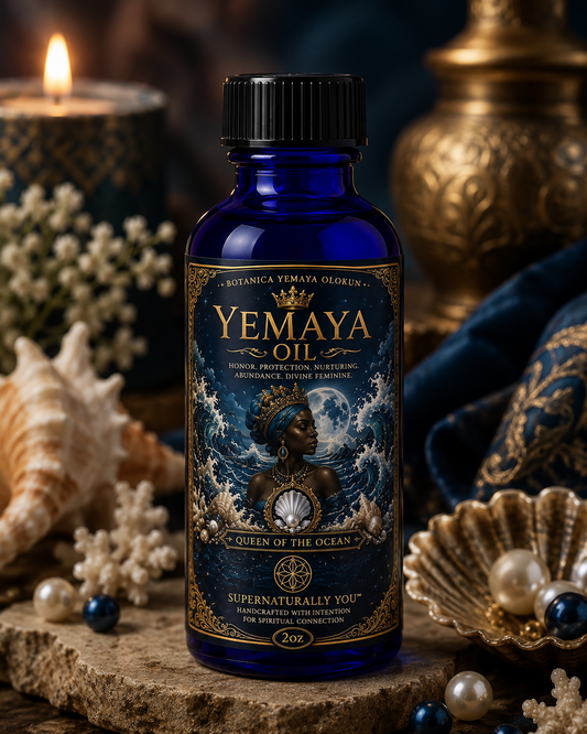 Yemaya Oil | Yemọja Anointing Oil | Spiritual Ritual Oil | Ocean Goddess Oil | Divine Feminine | Protection Oil | Prosperity | Botanica Yemaya Olokun