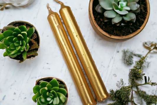Gold Ritual Chime Candles