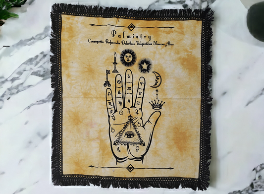 Palmistry Altar Cloth, Wall Tapestry