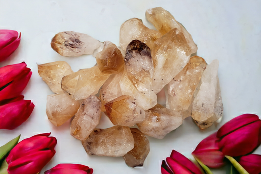 Citrine Tumbled Points