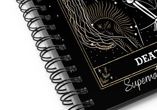 Tarot Death Card Insipred Spiral notebook