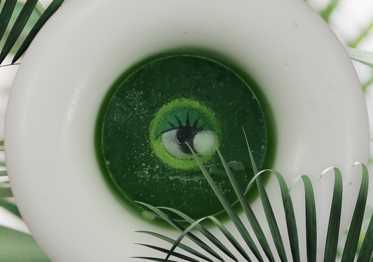 Evil Eye Soap to Prevent Poverty- Dark Green