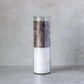 Black and White Handcrafted Plain Palm Wax Prayer Candle