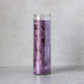 Dark Purple Handcrafted Plain Palm Wax Prayer Candle