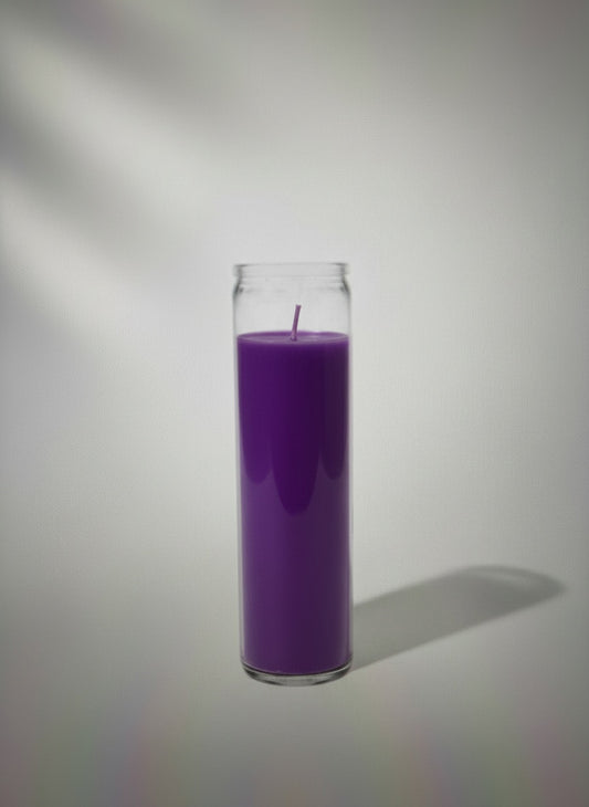 7 Day Plain Purple Candle