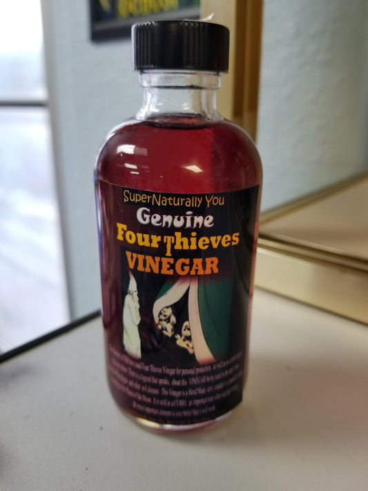 Genuine Handmade Four Thieves Vinegar, Personal Protection From Disease And Magical Attack