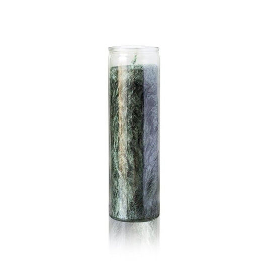 Green Handcrafted Palm Wax Prayer Candle