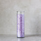 Lavender Purple Handcrafted Palm Wax Prayer Candle