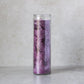 Dark Purple Palm Wax Prayer Candle | 7 Day Candle | Psychic Protection, Intuition, Dream Work, Meditation, Spirit Guide Connection | 24 oz