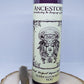 Hand Poured Soy Ritual Candle With Herbs and Crystals To Honor The Presence of The Ancestors