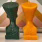 100% Beeswax Egyptian Queen Candle, Nefertiti, The Great Royal Wife