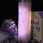 Pink Handcrafted Palm Wax Prayer Candle