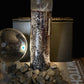 Black Handcrafted Palm Wax Prayer Candle