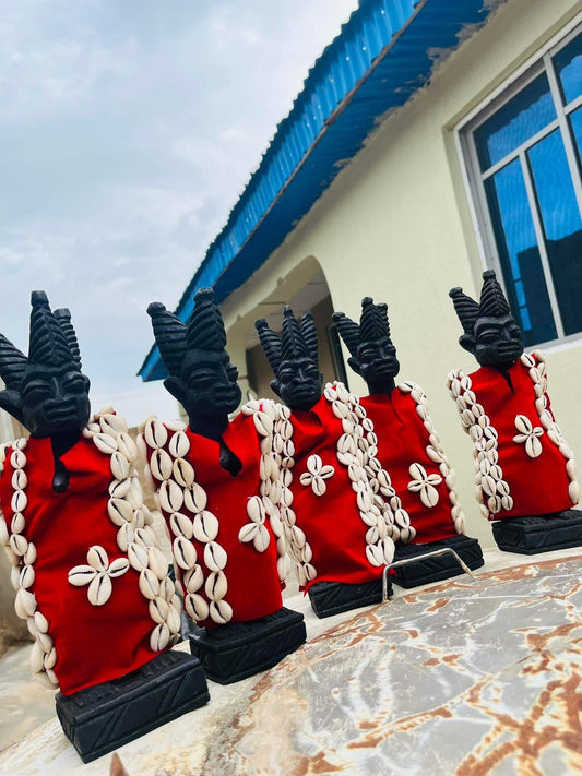Ibeji Twins Statue Set