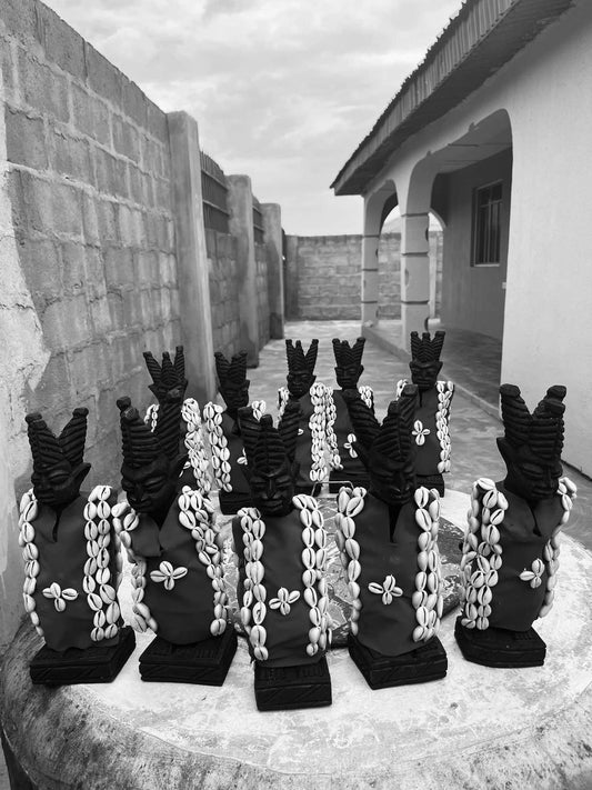 Ibeji Twins Statue Set