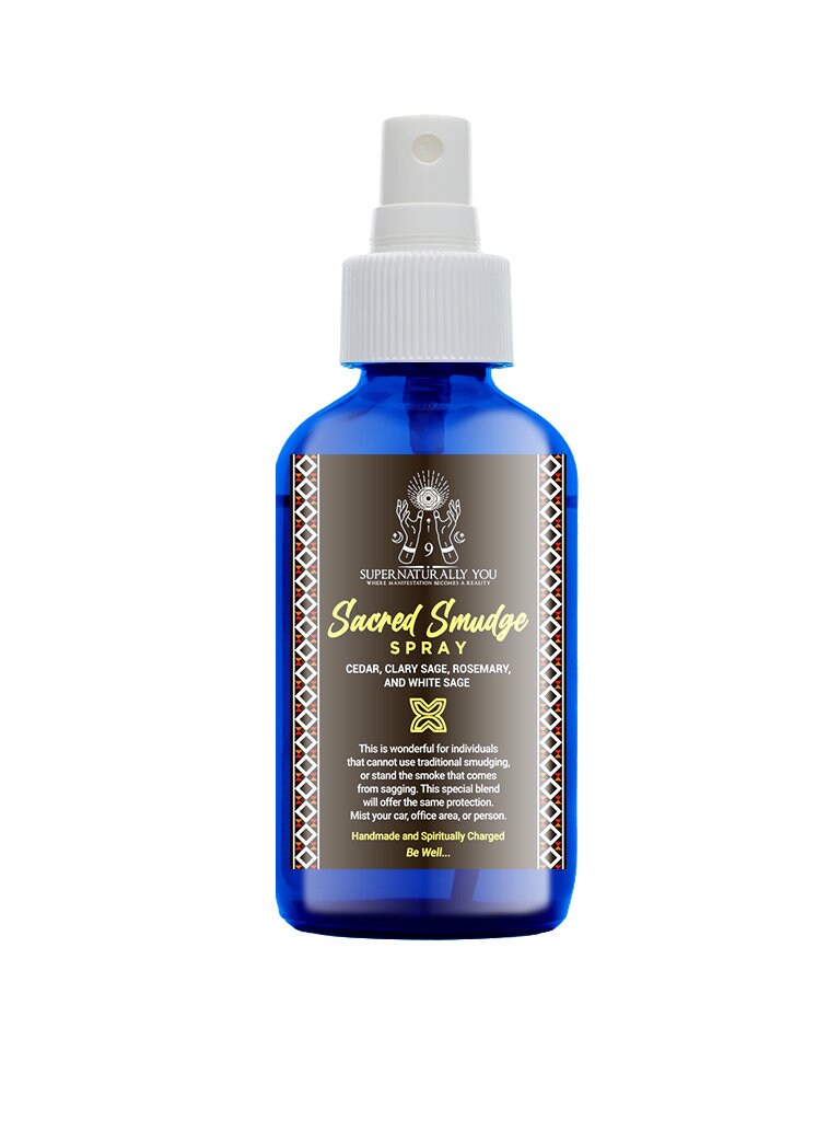 Sacred Smudge Spray, Energy Clearing Mist, Traditional Smudging, Clear Negative Energy From Your Home