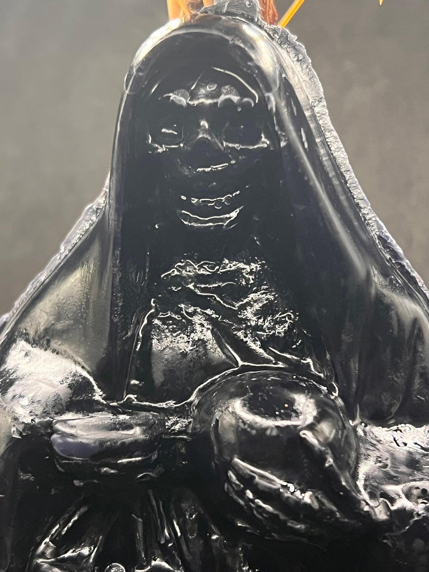 100 Hand Poured, Santa Muerte Candle, Santa Muerte Halloween, Santisima Muerte, Halloween Holy Death, Holy Death Candle, Halloween, Candle