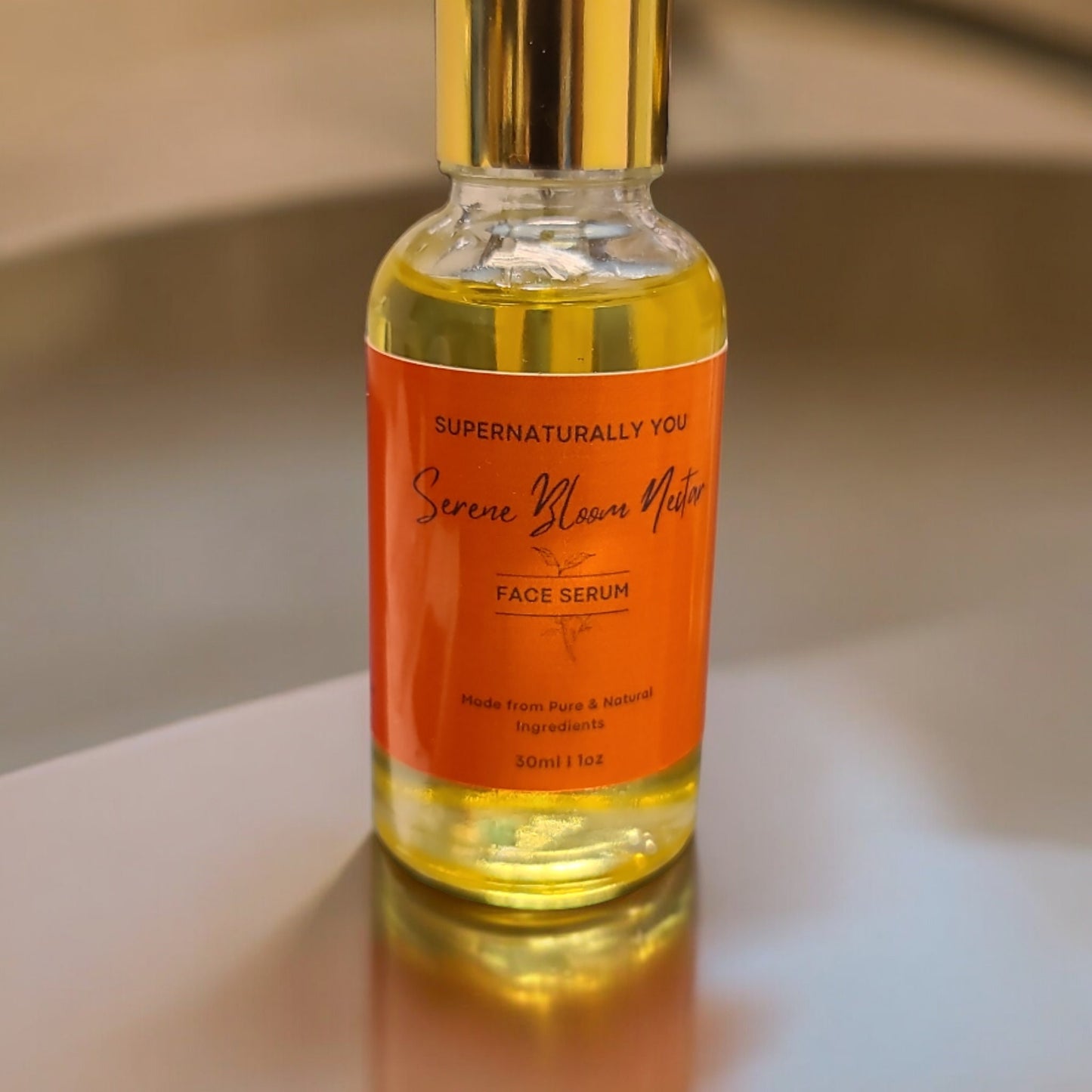 Serene Bloom Nectar Face Serum by Petals In The Wind Apothecary, Rejuvenate, Heal, and Deeply Hydrate Skin, Enhances Skin Vitality.