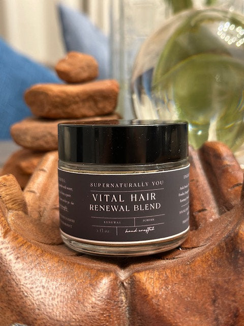 Vital Hair Renewal Blend, Herbal Hair Growth Powder