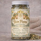 Twin Flame – Gemini Season Tea | Zodiac Herbal Tea for Clarity, Communication & Focus | Gemini Gift | Loose Leaf Ritual Tea | 4oz Jar