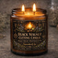Black Walnut Cutting Candle – Release & Uncross Ritual Candle | Break Emotional Ties | Hyssop Rosemary Frankincense | 4oz 8oz Soy Candle
