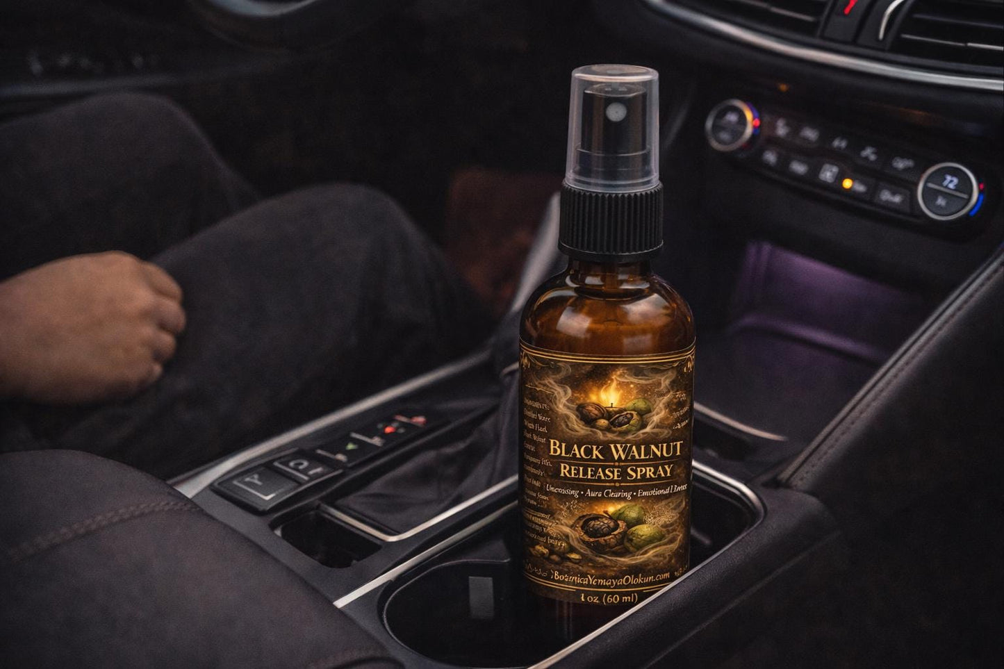 Black Walnut Release Spray – Uncrossing & Emotional Detachment Mist | Cord Cutting Spray | Spiritual Cleansing Room + Body Mist | 2oz 4oz