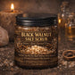 Black Walnut Salt Scrub – Uncrossing Body Scrub | Release Ritual Bath Scrub | Aura Cleansing Detox | 8oz 16oz
