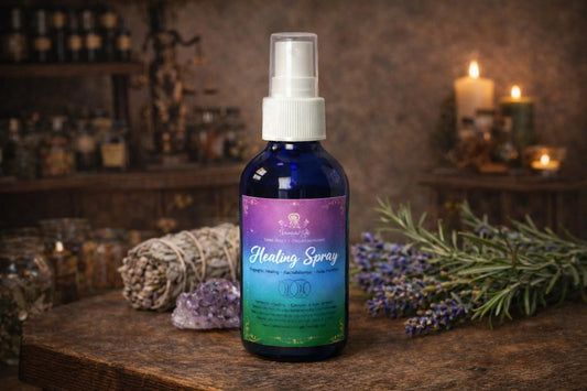 Healing & Aura Clearing Spray | Energy Cleansing Mist | Chakra Balance Spray | Reiki Healing Spray | Meditation Room Spray