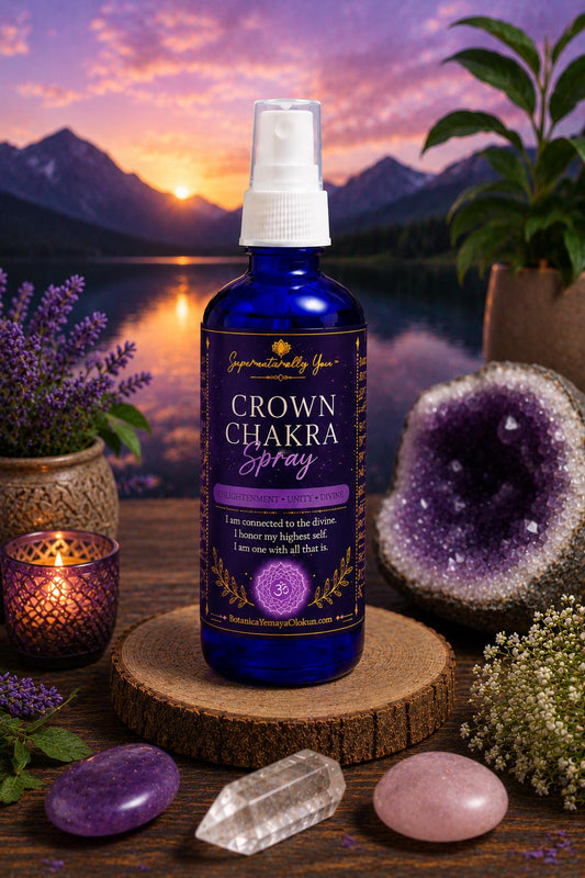 Crown Chakra Spray | Divine Connection Higher Consciousness Mist | Handmade Essential Oil Ritual Spray | Spiritual Awakening Energy