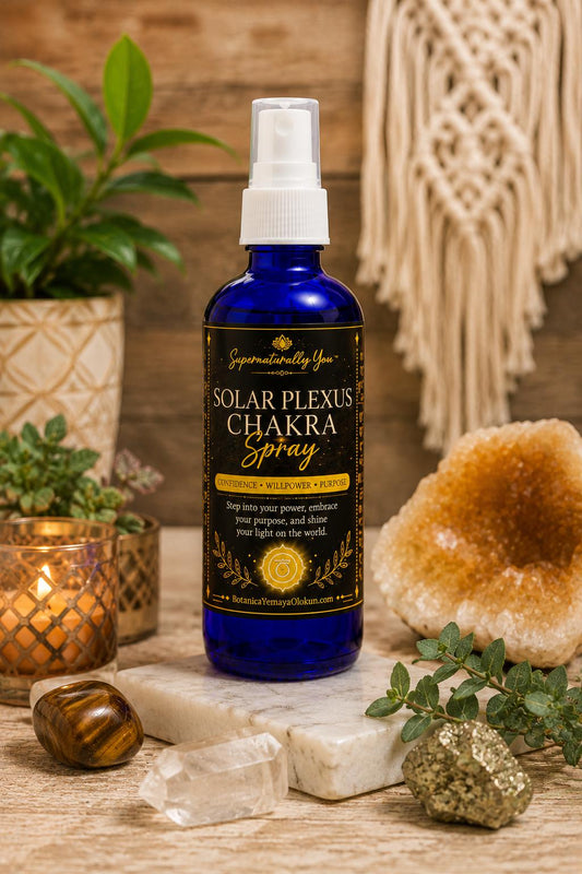 Solar Plexus Chakra Spray | Confidence Personal Power & Courage Mist | Handmade Ritual Essential Oil Spray | Manifestation Energy